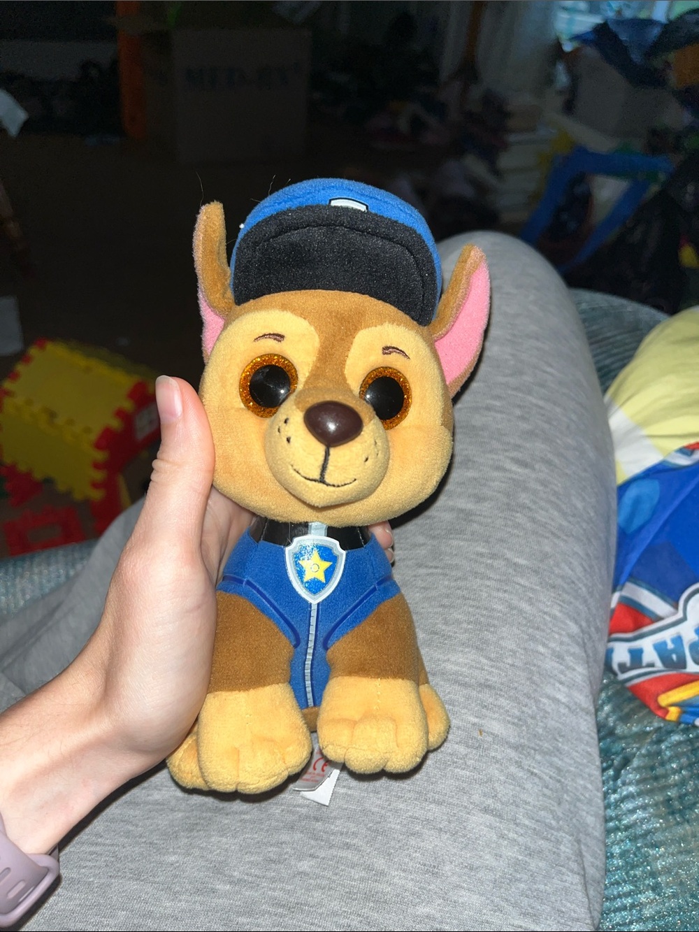 Paw Patrol Chase Plush Dog Toy - Blue